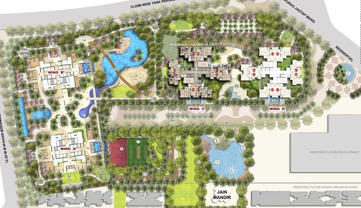 Master Plan of Adani Monte South in Byculla West, Mumbai - Image 23061