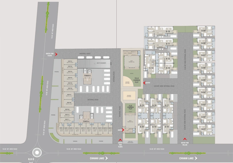 Master Plan of Amardeep Harmony in Chhani, Vadodara - Image 128255