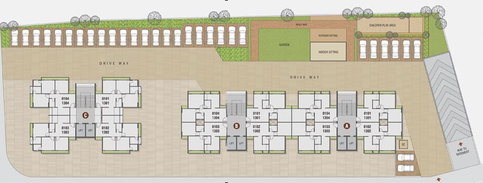 Master Plan of Saanvi Celesta in South Bopal, Ahmedabad - Image 68975