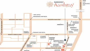 Location of Narayan Aashray - Image 103332
