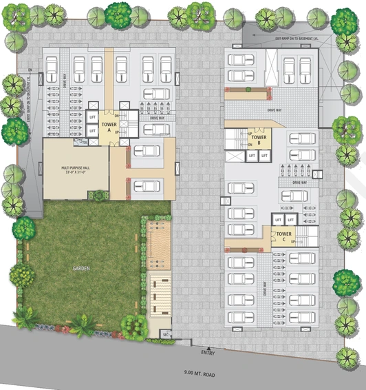 Master Plan of Narayan Aashray in Waghodia Road, Vadodara - Image 103334