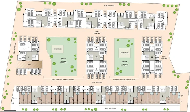 Master Plan of Saanvi Aarambh Vistara in Chandlodiya, Ahmedabad - Image 69693