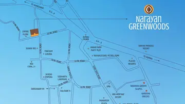 Location of Narayan Greenwoods - Image 69421