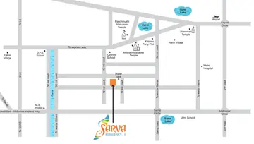 Location of Sarva Residency - Image 69438
