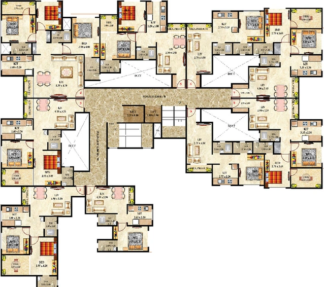 Floor Plan of Amrut Laxmi Raj Regalia in Ambernath East, Thane - Image 167833