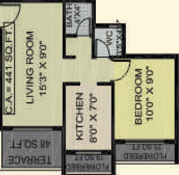 1 BHK Flat in Dudhe Sai Orchid in Ulwe, Navi Mumbai - Image 598072