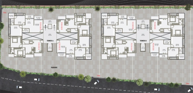 Master Plan of Shree Maruti Residency in Bhayli Road, Vadodara - Image 69518