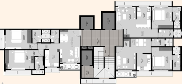 Floor Plan of Mehta Onyx in Goregaon East, Mumbai - Image 23146