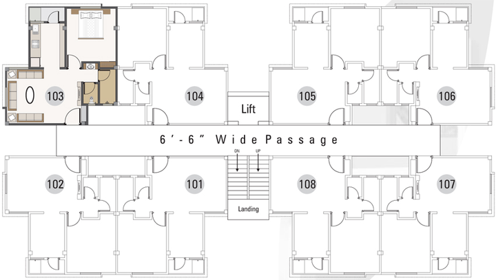 Floor Plan of Vaidehi Yogiraj Green in Dashrath, Vadodara - Image 69635