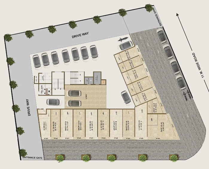 Master Plan of Patel Rudra Palace in Kharghar, Navi Mumbai - Image 69856