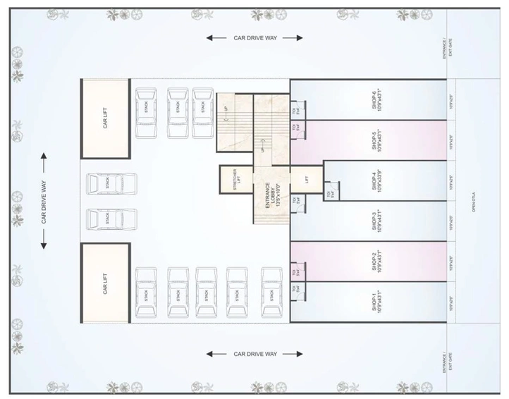 Master Plan of Shivam Tulip Elegance in Ulwe, Navi Mumbai - Image 69665