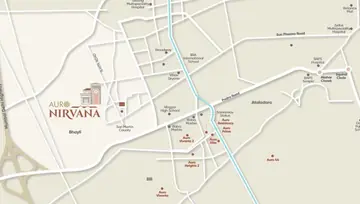 Location of Shreeji Auro Nirvana - Image 70690