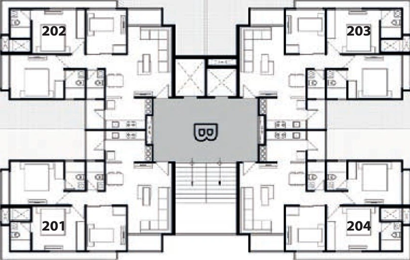 Floor Plan of Shridhar Kaveri Soham Vistara in Shilaj, Ahmedabad - Image 73056