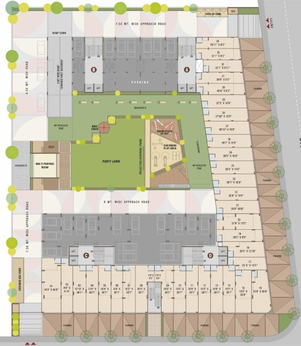 Master Plan of Kavisha Panorama in South Bopal, Ahmedabad - Image 71743