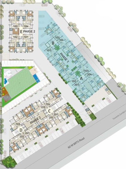 Master Plan of Kavisha Pebble Bay 2 in Chandkheda, Ahmedabad - Image 71761