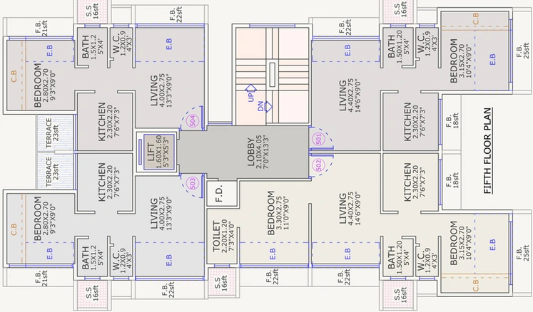 Master Plan of Lucky Dream Pearl in Ulwe, Navi Mumbai - Image 69871