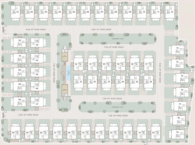 Master Plan of Shrinivas Prime in Bhadaj, Ahmedabad - Image 73338