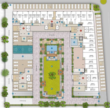 Master Plan of Ratna Trident Elanzza in Khodiyar, Ahmedabad - Image 69720