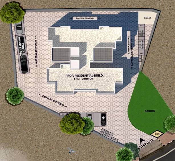 Master Plan of Yashree Yash Paradise in Dhokali, Thane - Image 123095