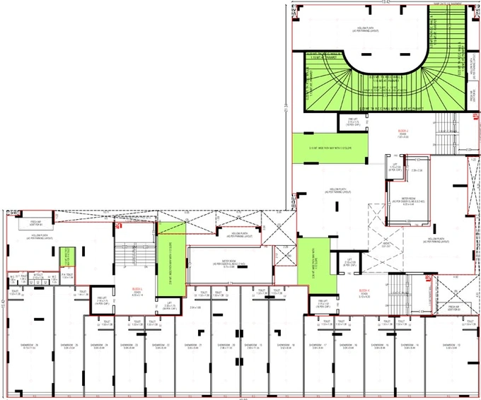 Master Plan of Ratna Trident Experia in Khodiyar, Ahmedabad - Image 73393