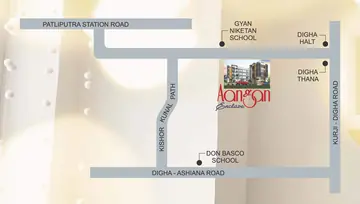 Location of Aangan Enclave - Image 74046