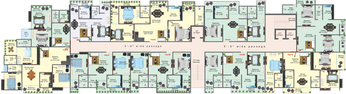 Floor Plan of Adorn RB Tower in Phulwari Sharif, Patna - Image 74218
