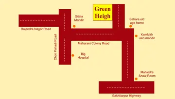 Location of Green Height - Image 74708