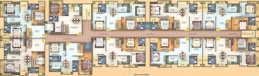 Floor Plan of Green Baliram Enclave in Digha Nahar Road, Patna - Image 74512