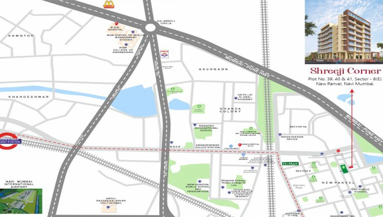 Location of Shreeji Corner in Panvel, Navi Mumbai - Image 75160
