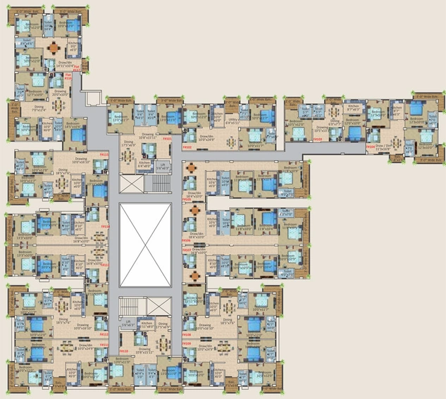 Floor Plan of Kosut Kailash Enclave in Phulwari Sharif, Patna - Image 74302