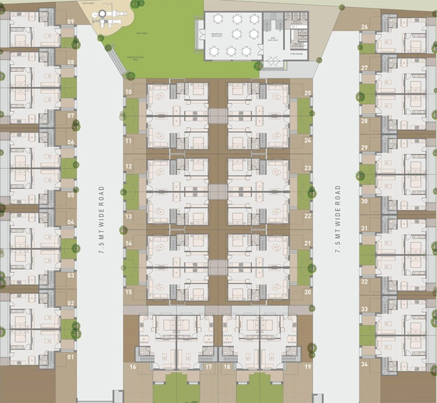Master Plan of Shreeji Auro Crystal in Manjalpur, Vadodara - Image 70878