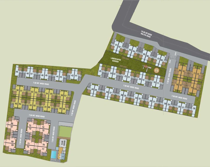Master Plan of Shreeji Auro Ville in Kalali, Vadodara - Image 71058