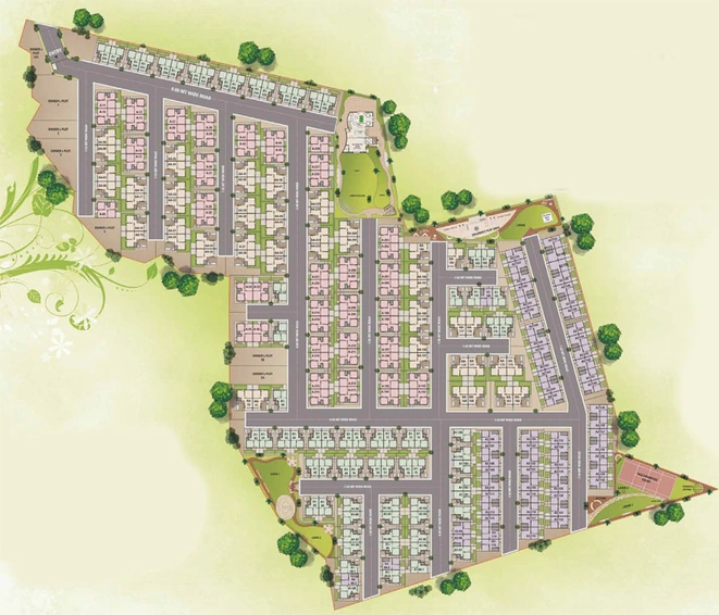 Master Plan of Darshanam Eco Vista in Tarsali, Vadodara - Image 71238