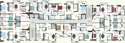 Floor Plan of Ashirwad Ramdas Heritage in Ram Krishna Nagar, Patna - Image 74728