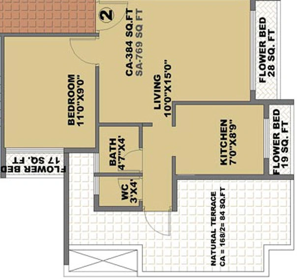 1 BHK Flat in Qualitas Extencia in Ulwe, Navi Mumbai - Image 598632