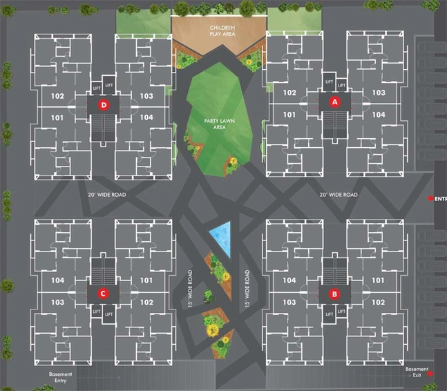 Master Plan of Shridhar Kaveri Soham in Shilaj, Ahmedabad - Image 69816