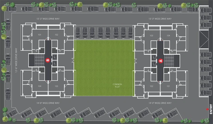 Master Plan of Shridhar Kaveri Kadamb in Shilaj, Ahmedabad - Image 73106