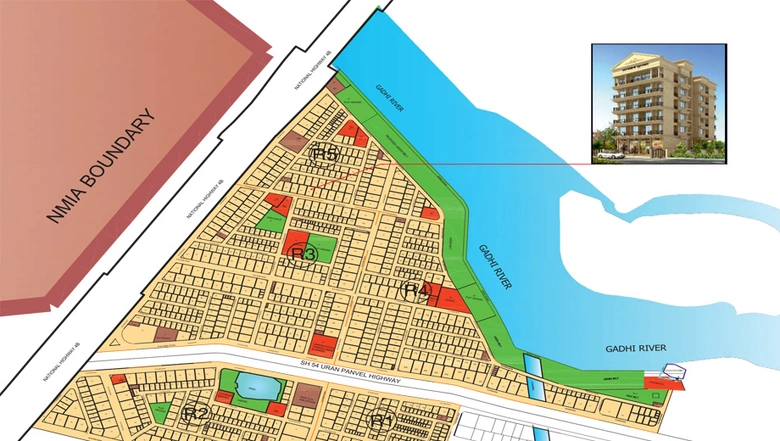 Location of Vikramaditya Sunshine Square in Panvel, Navi Mumbai - Image 75119
