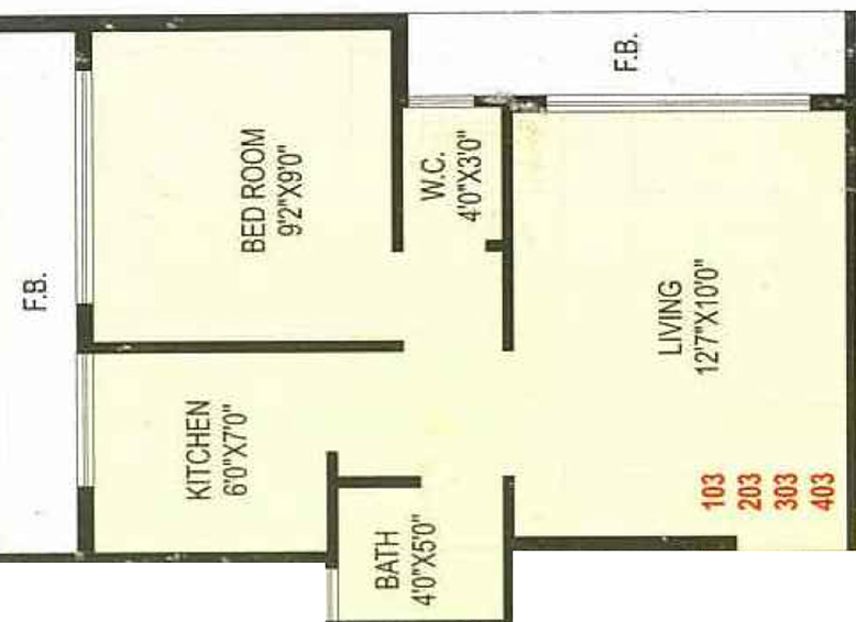 1 BHK Flat in Jainam NX in Ulwe, Navi Mumbai - Image 600364