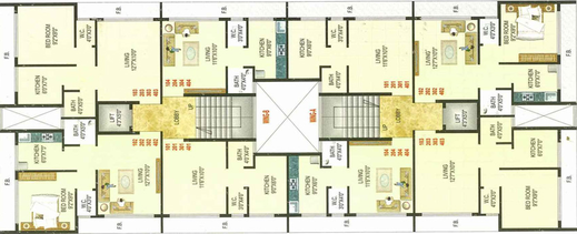 Floor Plan of Jainam NX in Ulwe, Navi Mumbai - Image 75113