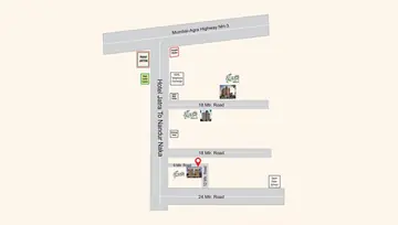 Location of Siddhivinayak Vrindavan Park - Image 70069