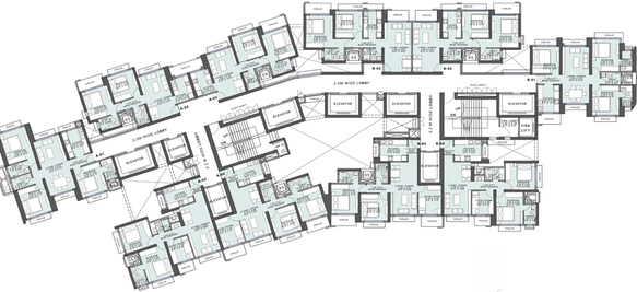 Floor Plan of The Wadhwa Solis in Mulund West, Mumbai - Image 23321