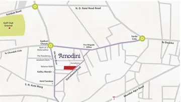 Location of Ravi Amodini Apartment - Image 70055