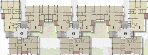 Floor Plan of Deep Indraprasth Gulmohar in Vastrapur, Ahmedabad - Image 72395