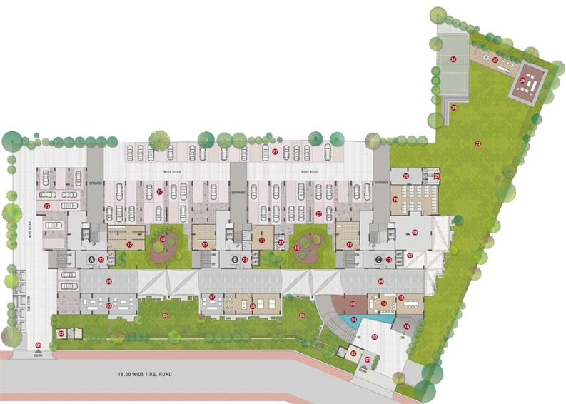 Master Plan of Deep Indraprasth Gulmohar in Vastrapur, Ahmedabad - Image 72396
