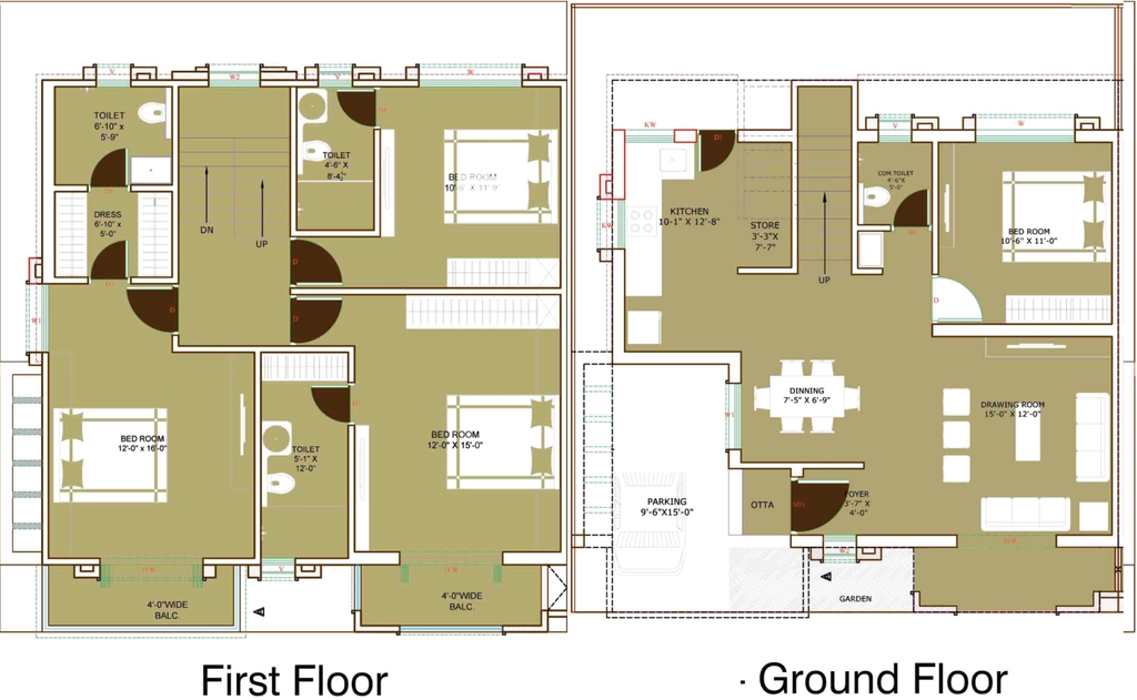 4 BHK Flat in Pacifica Casa Lake Side in Old Padra Road, Vadodara - Image 853160