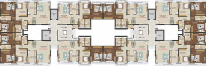 Floor Plan of Nicco Triumph Tower in Malad West, Mumbai - Image 23351