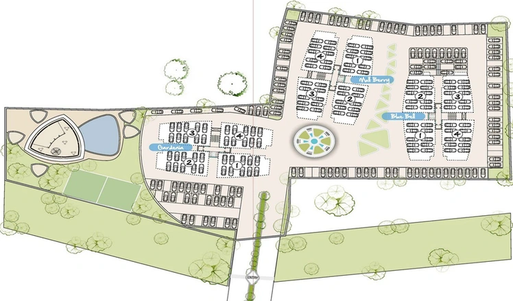 Master Plan of VHD Vicenza Highdeck in Kalali, Vadodara - Image 71067