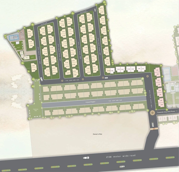 Master Plan of Shree Vraj Villa in Waghodia Road, Vadodara - Image 103418