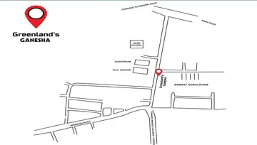 Location of Sudhir Greenlands Ganesha - Image 72217